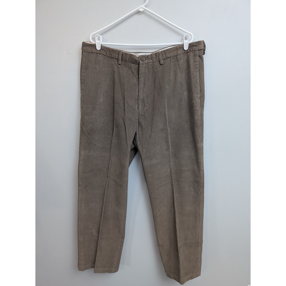 D6 NWT Haggar Mens Corduroy Trousers 42x30   Machine Washable & Easy Car
